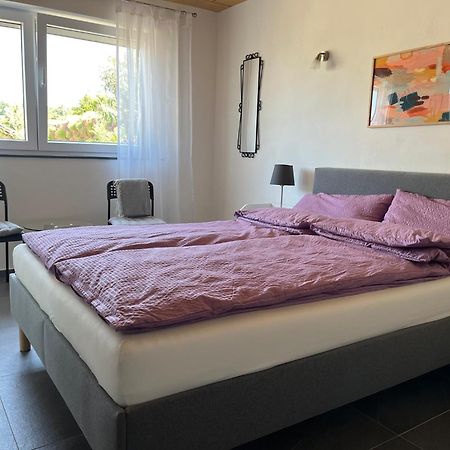 Apartment 100 Qm Im Weindorf - Balkon/Garage Aspisheim ภายนอก รูปภาพ