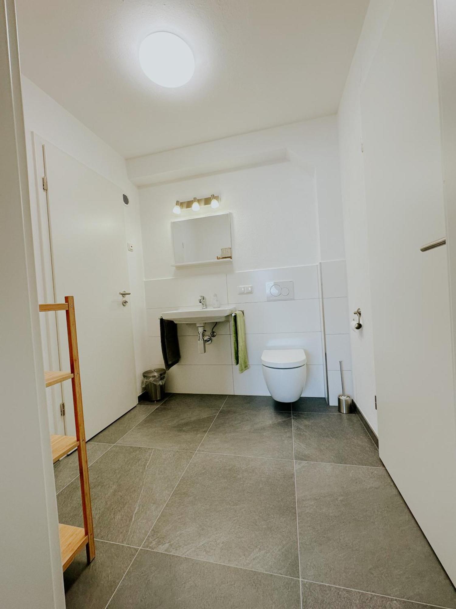 Apartment 100 Qm Im Weindorf - Balkon/Garage Aspisheim ภายนอก รูปภาพ