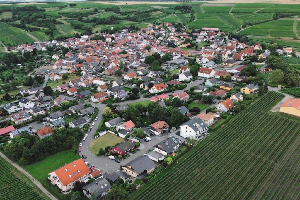 Apartment 100 Qm Im Weindorf - Balkon/Garage Aspisheim ภายนอก รูปภาพ